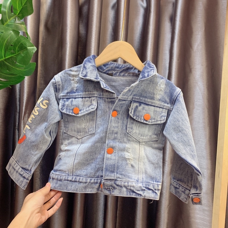 Size 10-18kg - Áo khoác jean xuất khẩu loại 1 dày dặn cho bé