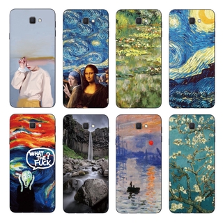 Ốp Điện Thoại TPU Mềm Hình Tranh Van Gogh Cho Samsung Galaxy J5 prime / J7 prime / ON7 2016