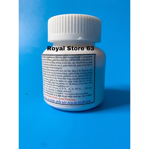 Vita Extra Nuphar bổ sung Vitamin tổng hợp cho cá cảnh tôm tép (70gram)