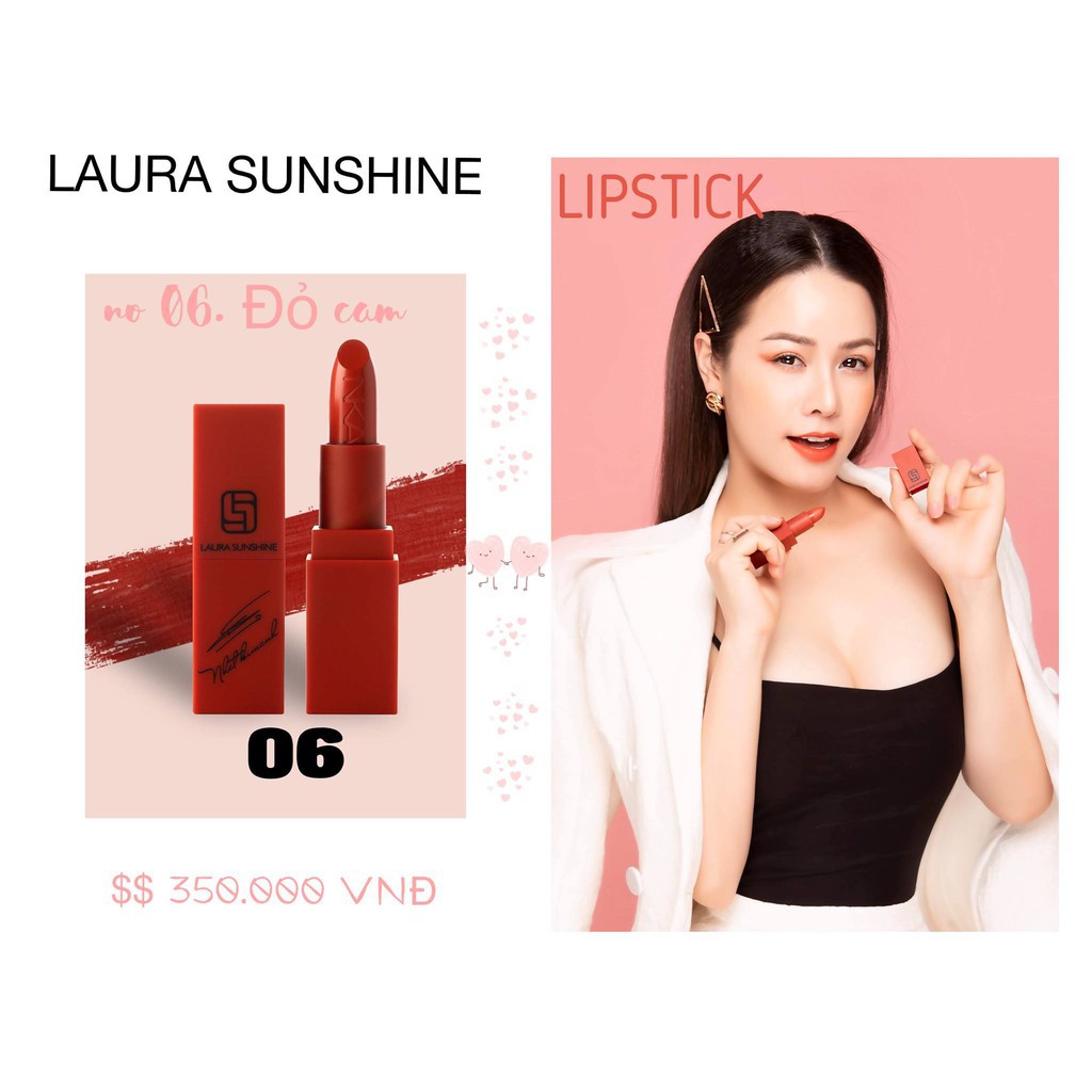 Son LAURA SUNSHINE LIPSTICK NHẬT KIM ANH