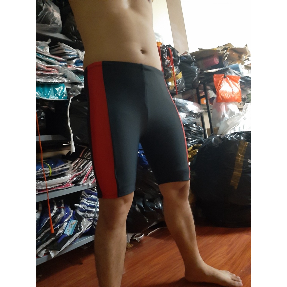 [Size L]Quần bơi nam lửng chất liệu thun mềm mại co giãn tốt thoải mái vận động thể thao đẹp mắt nam tính QN006 | BigBuy360 - bigbuy360.vn