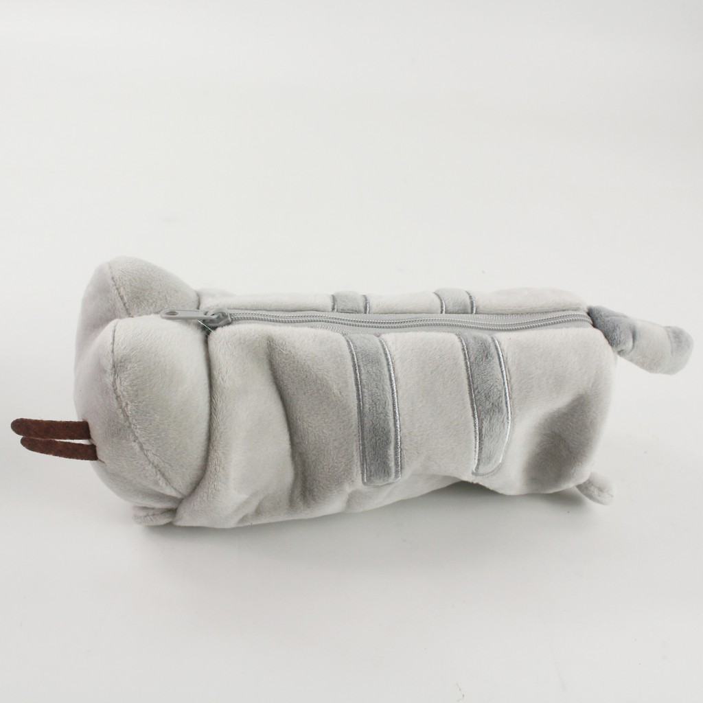 Túi Đựng Bút Hình Mèo Hoạt Hình Nhồi Bông 28cm Dễ Thương
