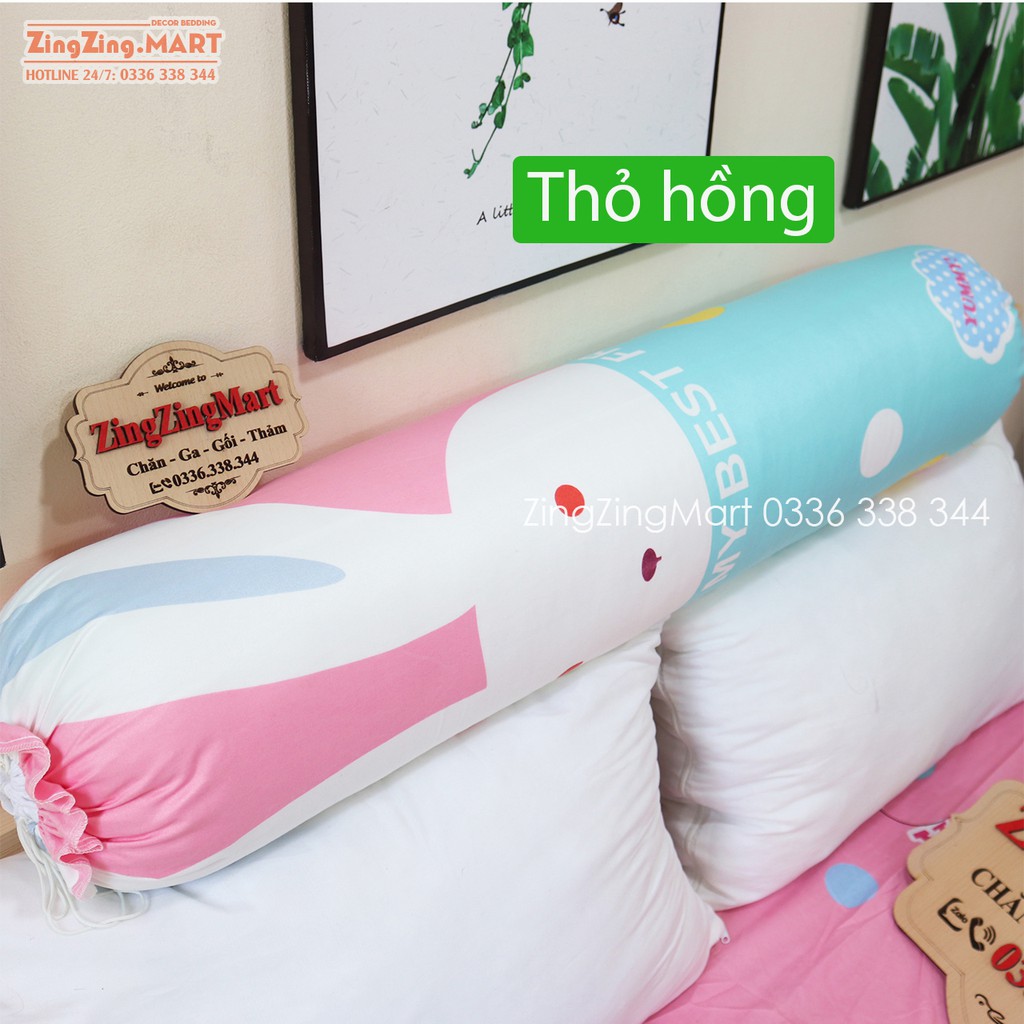 Áo Gối Ôm Vải Cotton Poly Kích Thước 35 x105cm Mẫu Kẻ (chát chọn thêm mẫu) | BigBuy360 - bigbuy360.vn