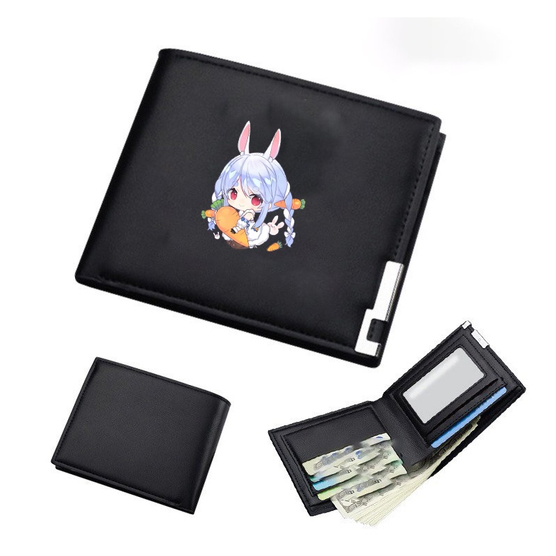 Ví da cao cấp cầm tay in hình AQUA MARINE PEKORA RUSHIA HOLOLIVE anime chibi xinh xắn dễ thương bỏ túi thời trang