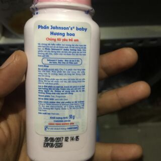 Phấn rôm Johnson baby 50g