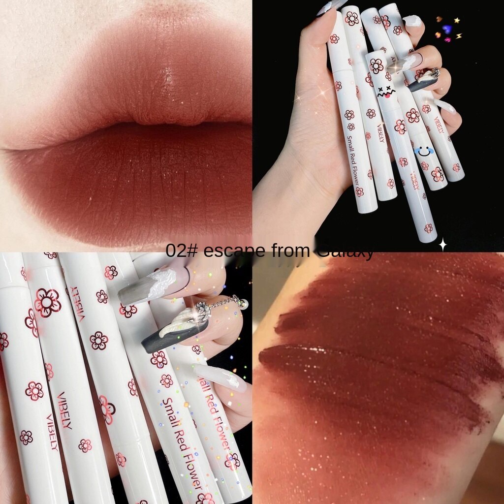 [Hàng mới về] Son môi dạng lỏng Vibely thiết kế họa tiết bông hoa nhỏ dễ thương  | BigBuy360 - bigbuy360.vn