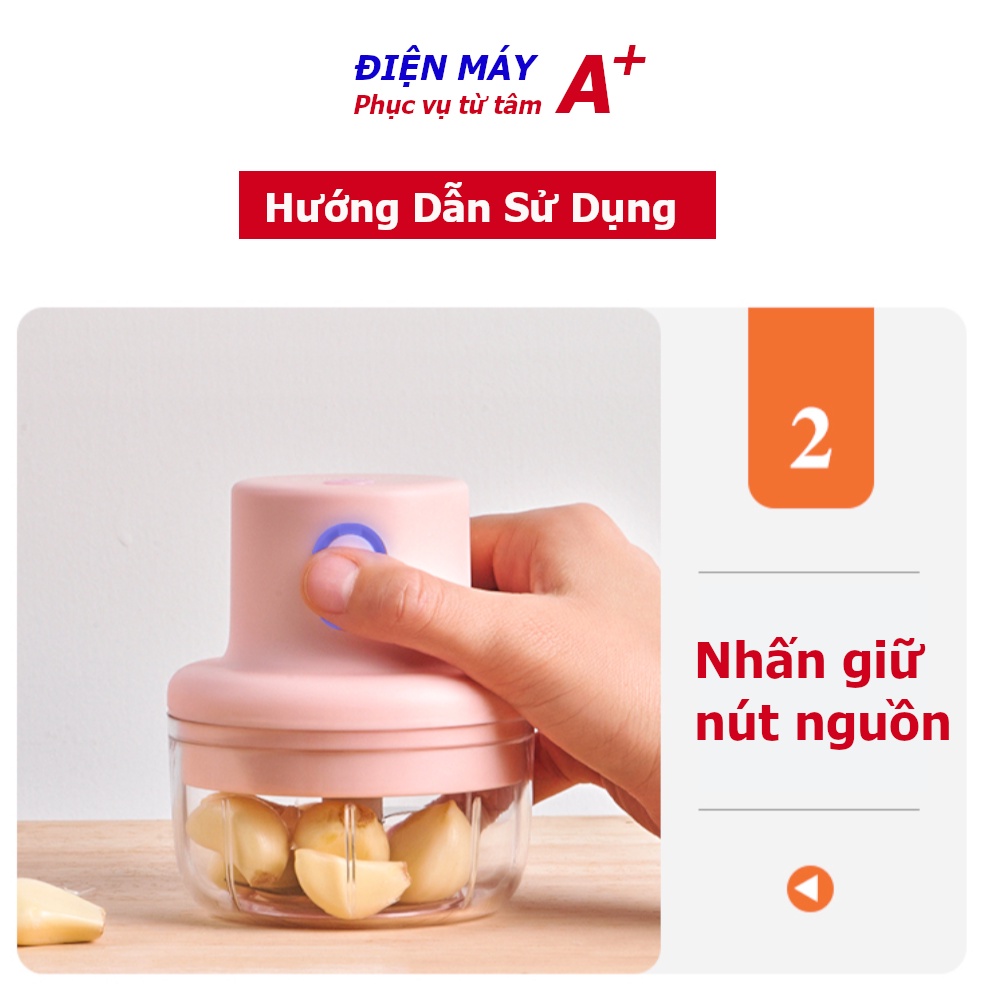 Máy Xay Ăn Dặm, Xay Cháo Chăm Sóc Trẻ Em, Người Già, 250 ml, Lưỡi Dao 3 Cánh Inox