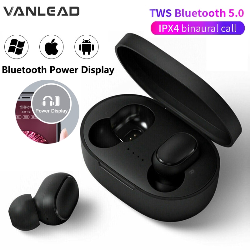 Tai Nghe Không Dây Bluetooth 5.0 Tws A6S Loại Bỏ Tiếng Ồn Có Mic Cho Android iPhone