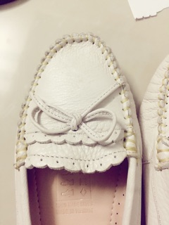 Giày bệt nữ da thật size 36
