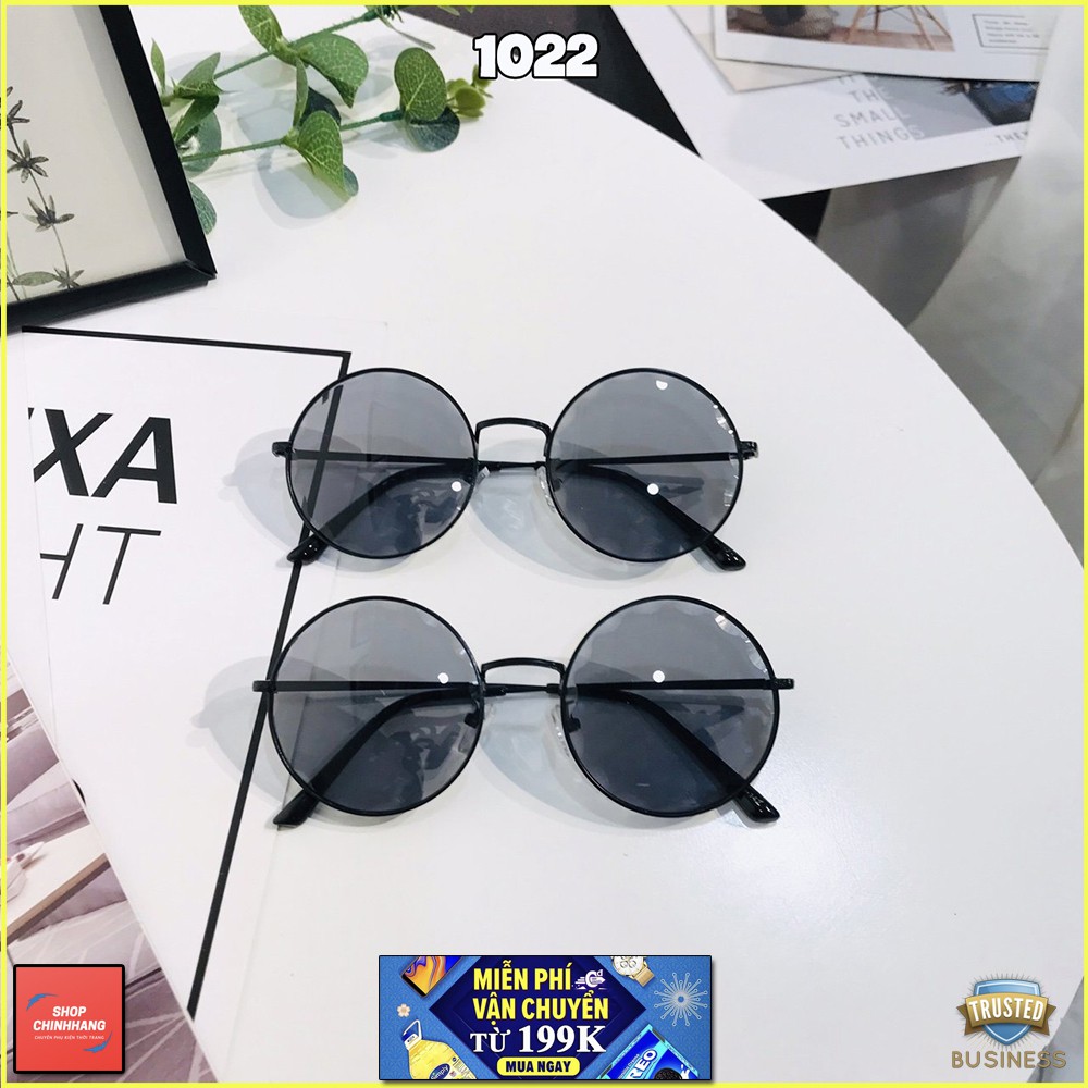 KÍNH MÁT NỮ GỌNG RĂNG CƯA ĐỘC LẠ FORM TRÒN THỜI TRANG SH1022