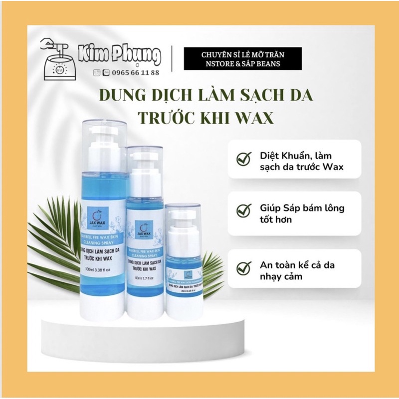 Dung dịch làm sạch da trước Wax