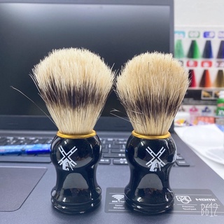 Chổi quét bọt cạo râu cho salon màu đen - hàng chuẩn