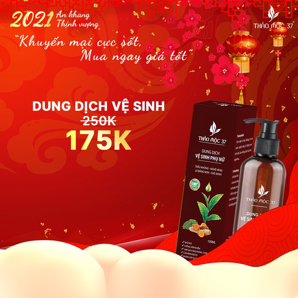 Dung dịch vệ sinh phụ nữ Thảo mộc 37