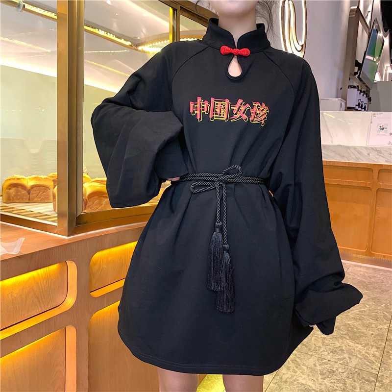 [Order] YAS0125-Áo dáng dài form rộng cô gái Trung Hoa | BigBuy360 - bigbuy360.vn