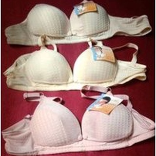 Áo lót bầu chấm bi và cho bé bú sau sinh cúc ngang mở nắp tiện lợi, không ngọng mút mỏng, mịn mát