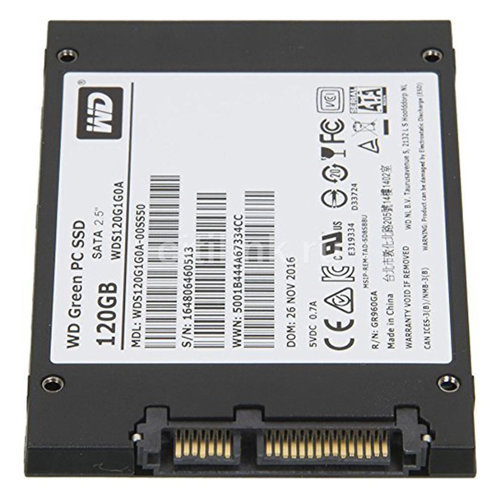 [Mã ELMS5 giảm 7% đơn 300K] [SPC] Ổ Cứng SSD WD Green 120GB