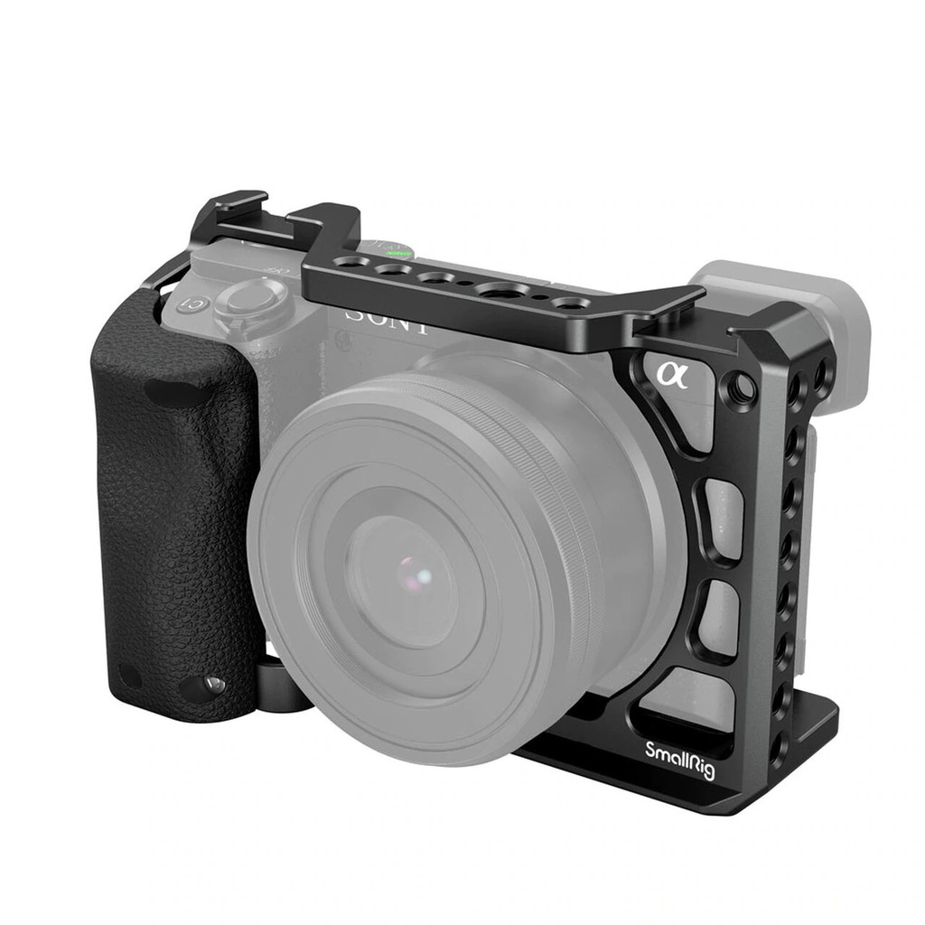 SmallRig Cage với tay cầm silicone cho máy ảnh Sony A6100 / A6300 / A6400 3164
