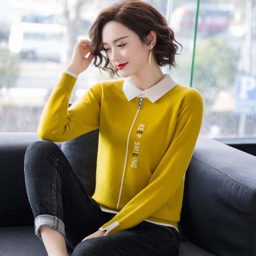 Áo len dệt kim  thời trang thu đông xu hướng Hàn Quốc