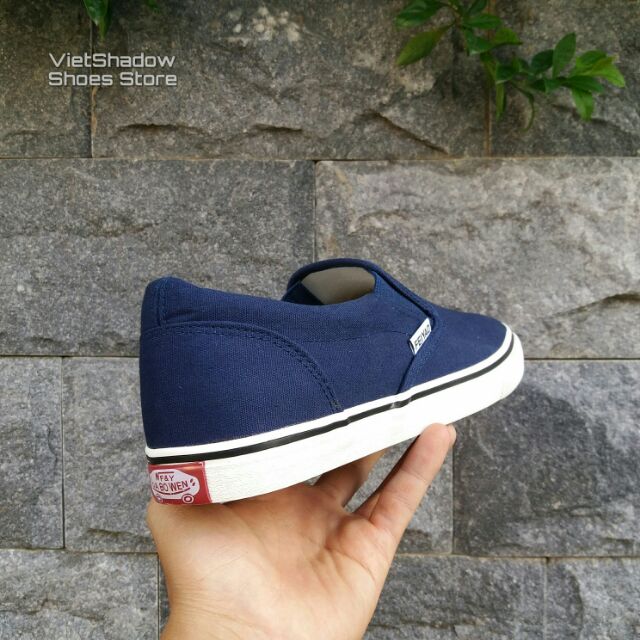 Slip on | Giày lười vải nam dáng classic - Mã SP 177-xanh | BigBuy360 - bigbuy360.vn