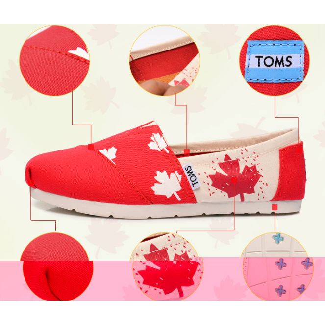 ⚡️⚡️ Giày toms cờ CANADA 2020,CANADA