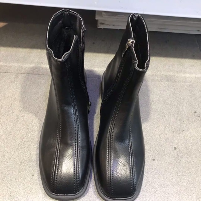 Bốt Nữ Cổ Thấp,Boots Da Mềm Kéo Khóa Sau Kiểu Dáng Hàn Quốc GB04 | BigBuy360 - bigbuy360.vn