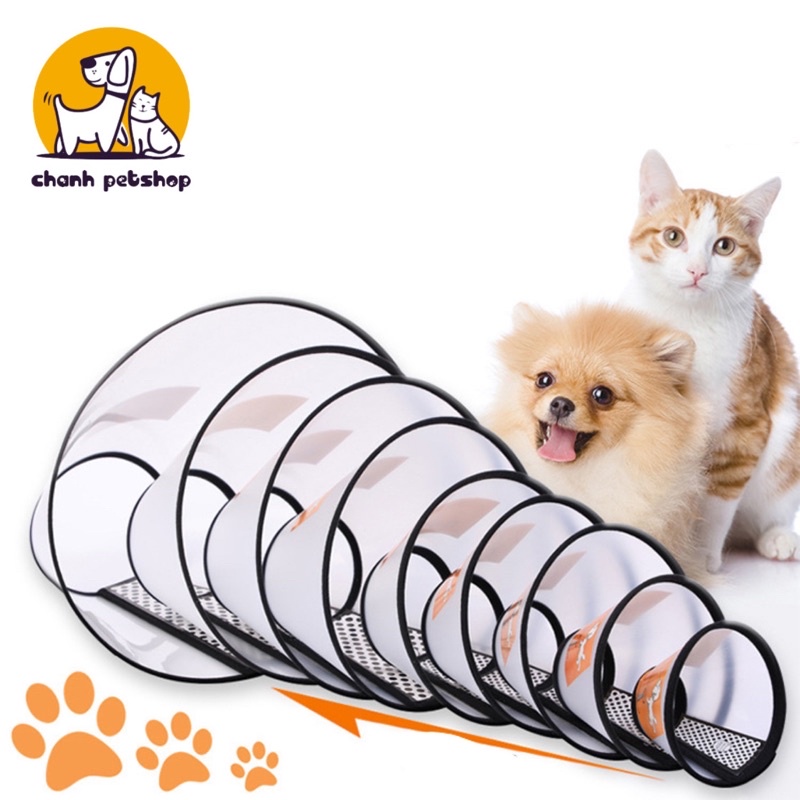 Loa đeo vòng cỏ chống liếm cho thú cưng🐶🐱😹