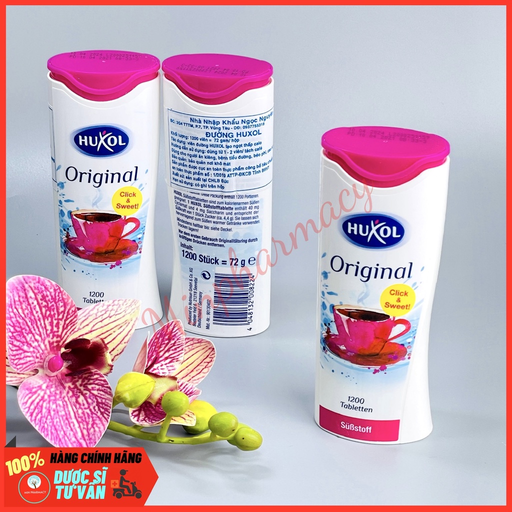 ĐƯỜNG ĂN KIÊNG HUXOL Hộp 1200 viên- Minpharmacy