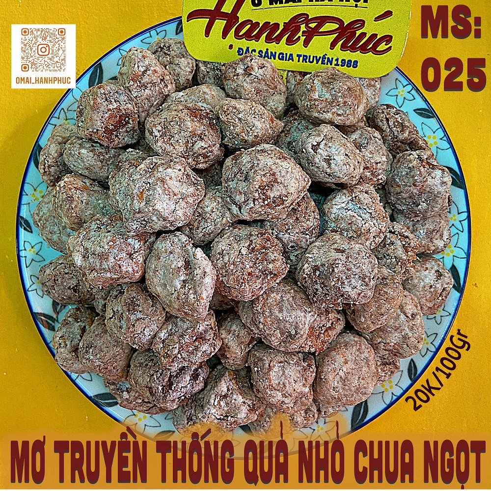 ô mai mơ truyền thống quả nhỏ 100GR / 200GR / 300GR/ 500GR