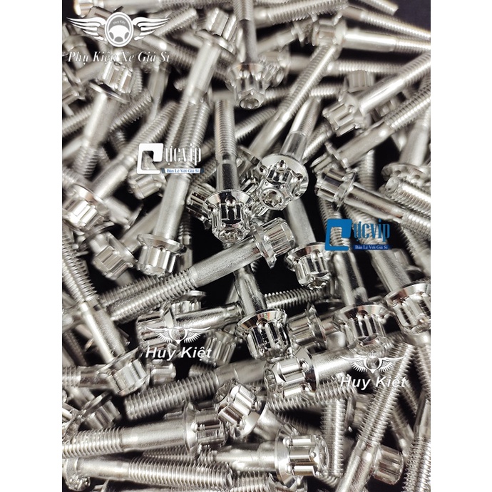 Combo 2 Ốc Salaya Inox 304 6Li3 Gắn Gù Bao Tay, Gù Tay Lái, Lóc Máy Mọi Loại Xe MS4911