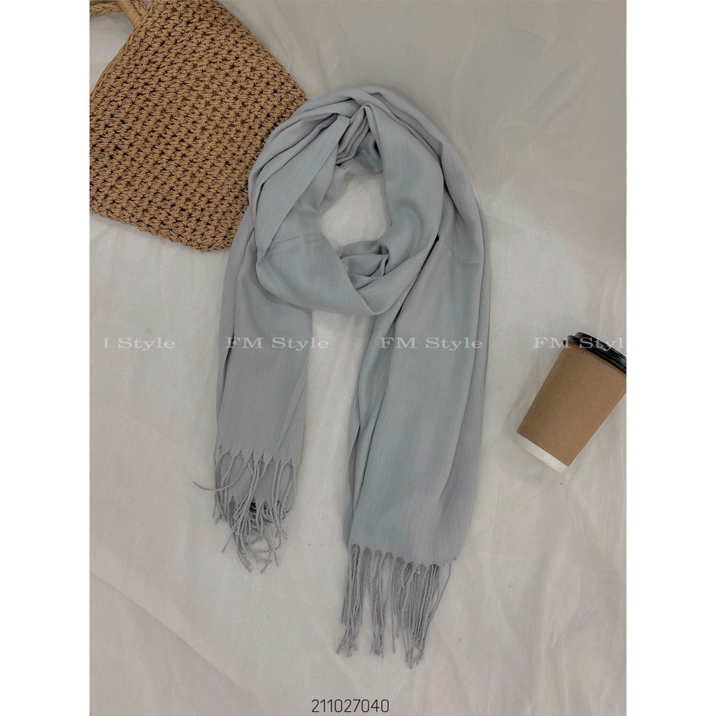 Khăn len quàng cổ nữ FM Style  quàng cổ giữ ấm chất dệt mịn thời trang cao cấp  211027040