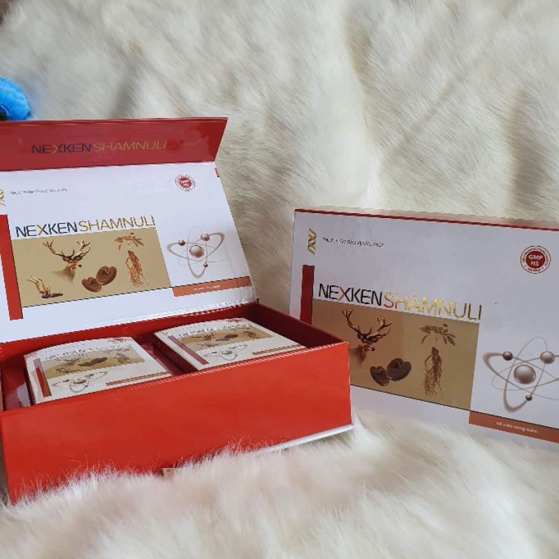 Combo 2 hộp Sâm Nexken Shamnuli- Thực phẩm bảo vệ sức khỏe, bộ thận, tráng duong tăng cường sinh lý.