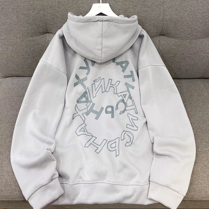Áo Khoác Nam Nữ Hoodie Nỉ Chất Dày Tora Chữ Tròn Unisex Dáng Rộng Tay Bồng Mũ To