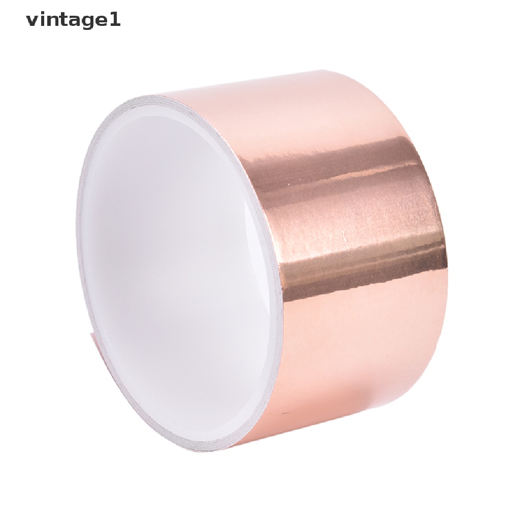 Cuộn băng keo lá đồng 50mmx3m emi dán viền đàn guitar phong cách thời trang mới