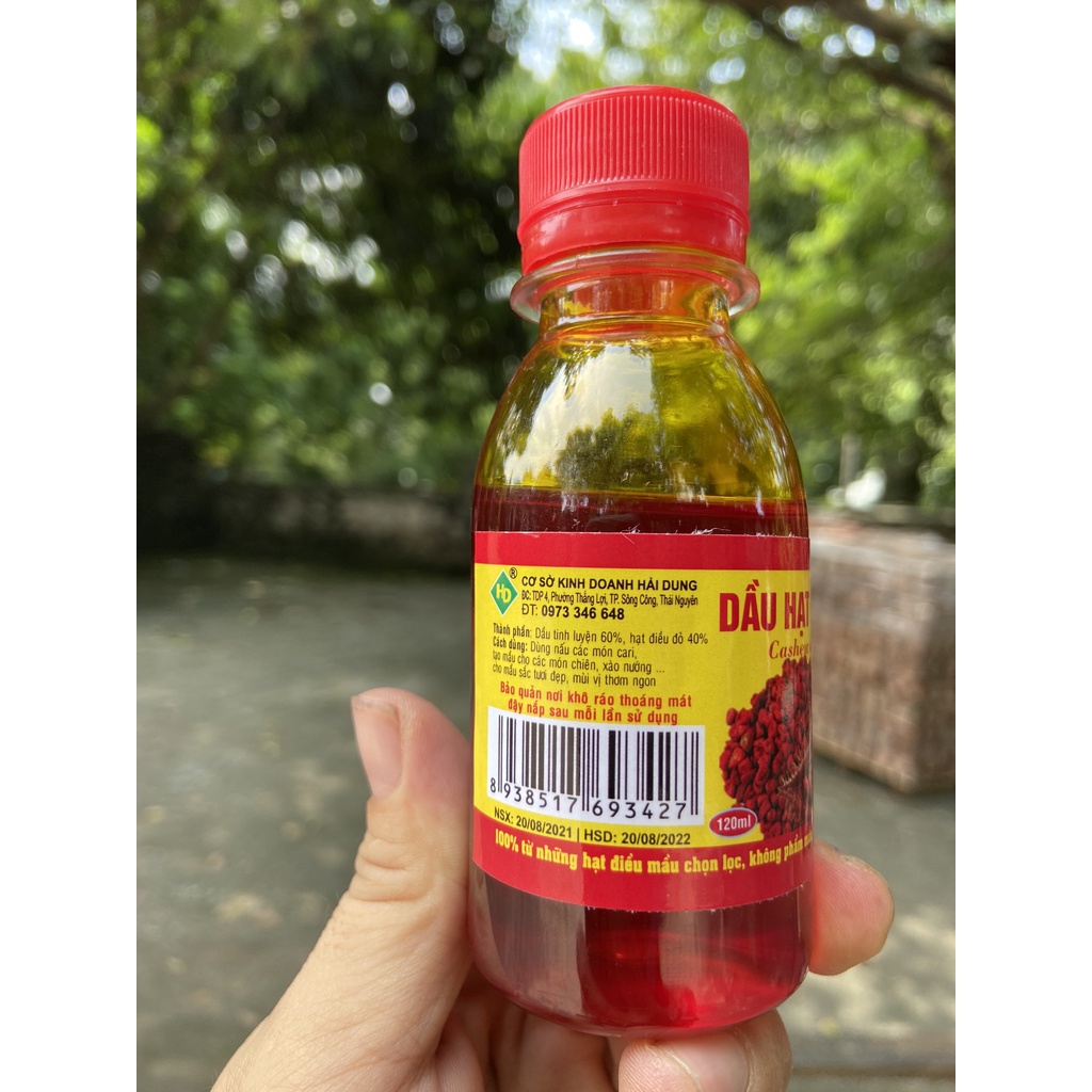 DẦU HẠT ĐIỀU ĐỎ NGỌC THANH 100ML