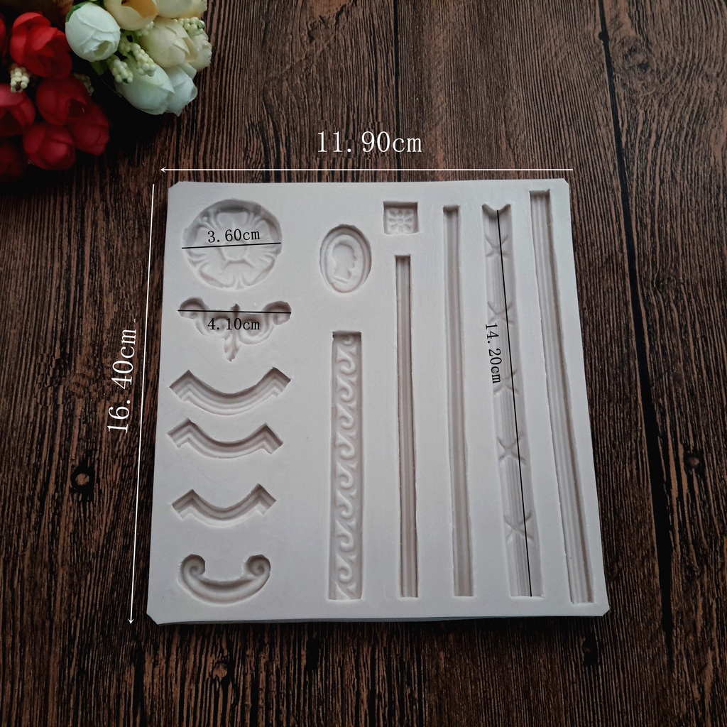 Khuôn Silicone Làm Bánh / Sô Cô La / Kẹo / Món Tráng Miệng Kiểu Dáng Cổ Điển DIY