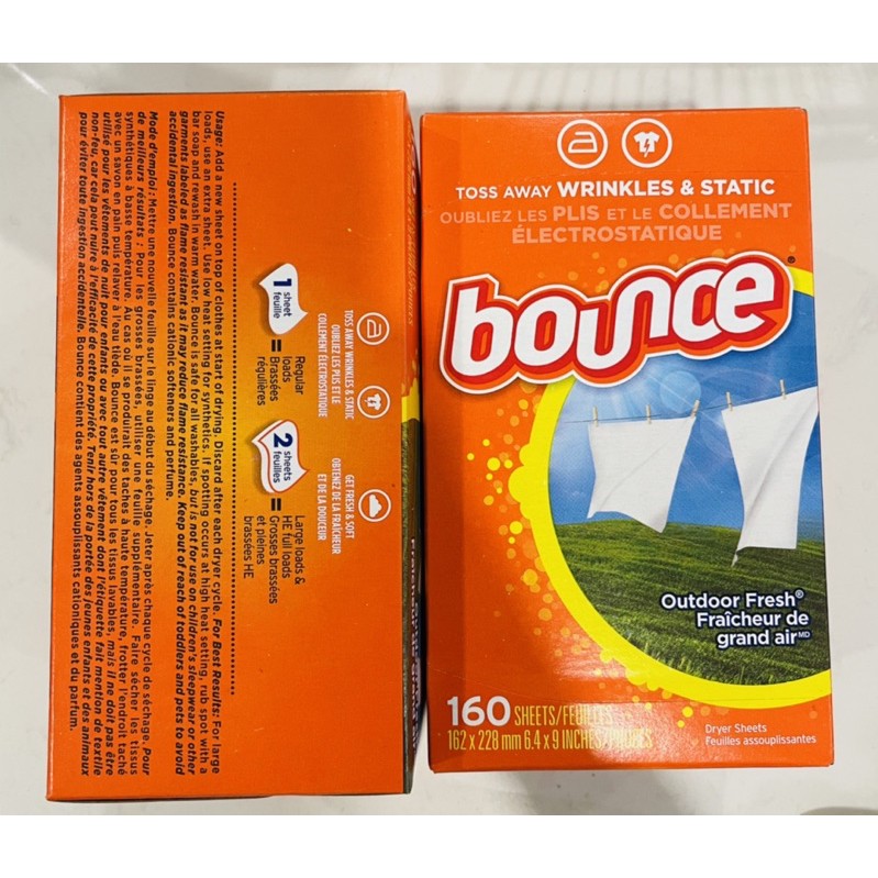 Giấy thơm quần áo Bounce (Hàng Mỹ)