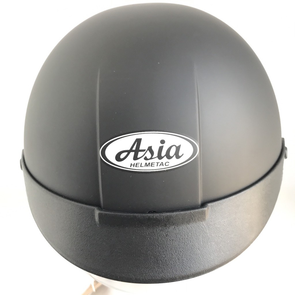 Mũ bảo hiểm trùm đầu -  dấu kính - Dành cho người đầu to - Asia MT139 - Đen nhám