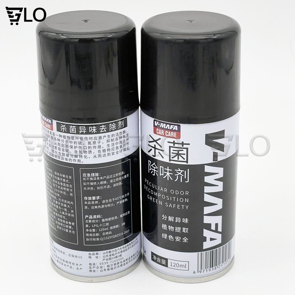Chai Xịt Khử Mùi Xe Hơi V-Mafa, Dùng Nano Bạc Triệt Tiêu Hoàn Mùi Hôi 120ml