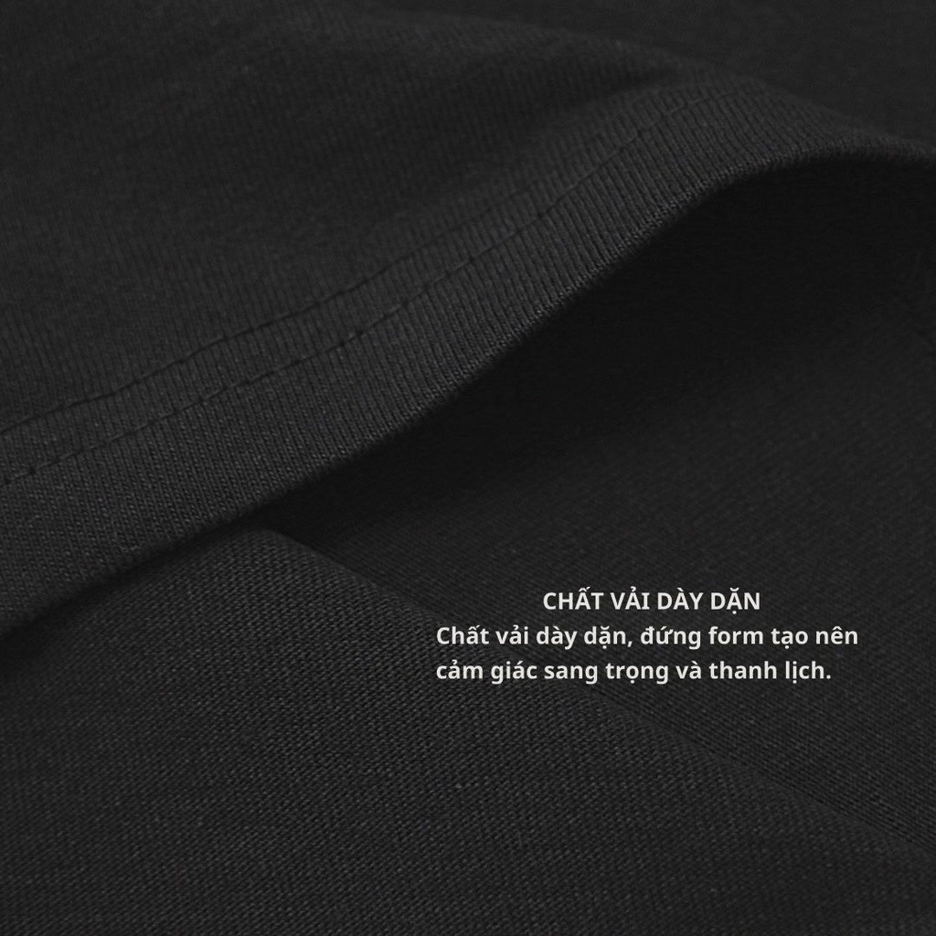 Áo thun tay lỡ unisex nam nữ, áo cotton oversize form rộng There's No One At All