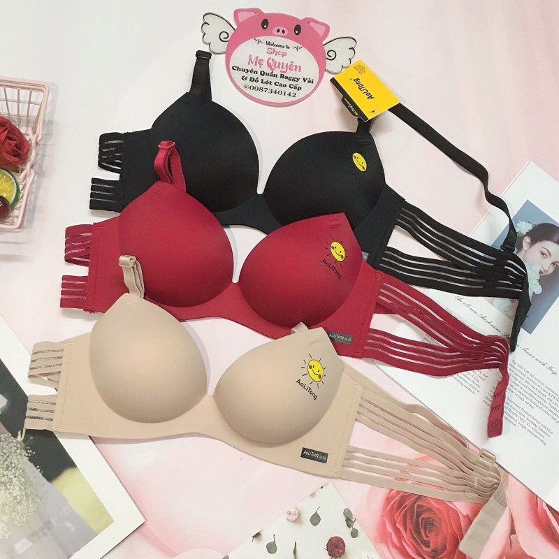 Áo lót nữ su đúc dây lưng kiểu lạ thoáng khí, mút đệm 3cm nâng ngực nhẹ nhàng