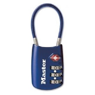 Khóa dây cáp bằng mã số đa năng Masterlock (Xanh)