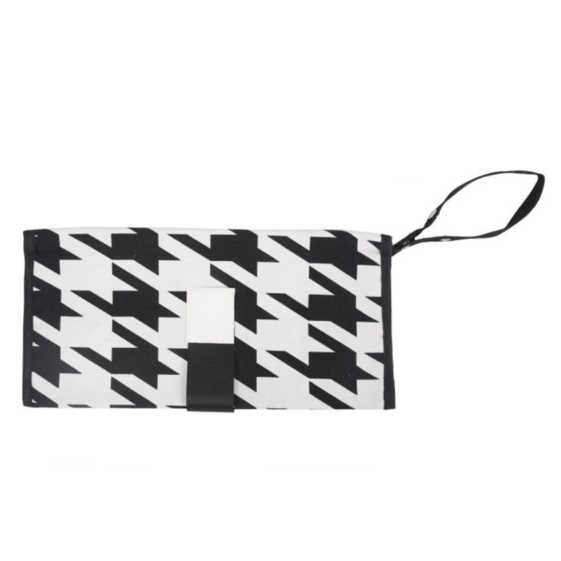 Túi Đựng Tã Lót Em Bé Họa Tiết Kẻ Sọc Chống Thấm Nước 30x30CM