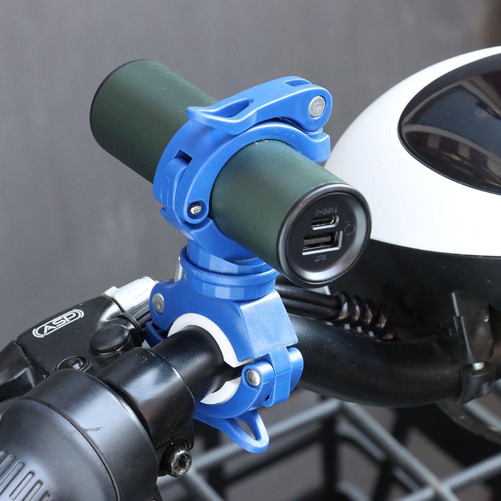 MAG Giá Đỡ Đèn Pin Xoay 360 Độ Chống Trượt Gắn Phía Trước Xe Đạp