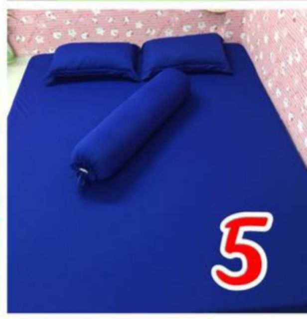 Bộ drap thun 1 màu 1m8x2mx3tấc