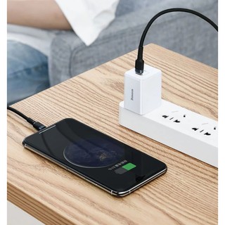 Cáp sạc nhanh C to Lightning Baseus Cafule PD 18W ( Type-C to Lightning Power Delivery Quick Charge & Data Cable )