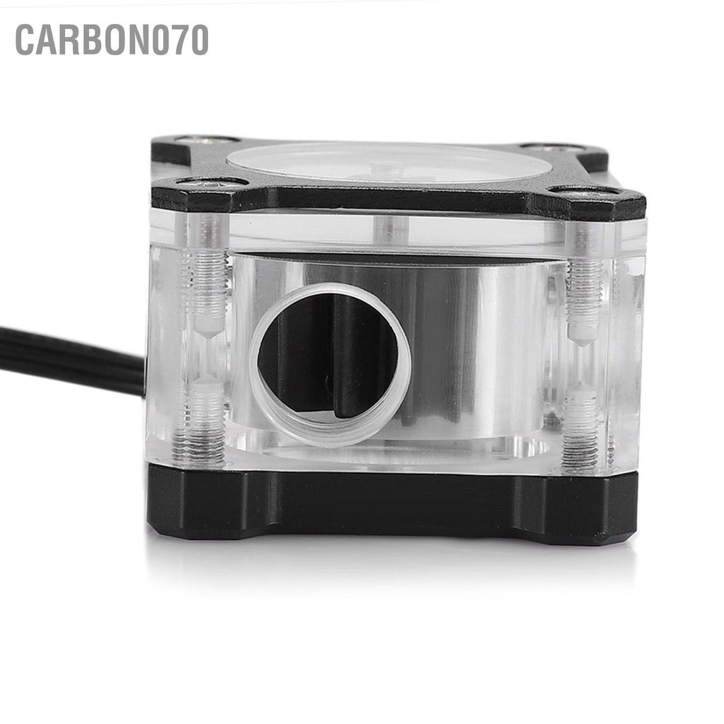 Carbon070 R3 RGB Máy tính đầy màu sắc Nước ‑ Đồng hồ đo lưu lượng nước làm mát G1 / 4 Phụ kiện máy chủ đề nữ