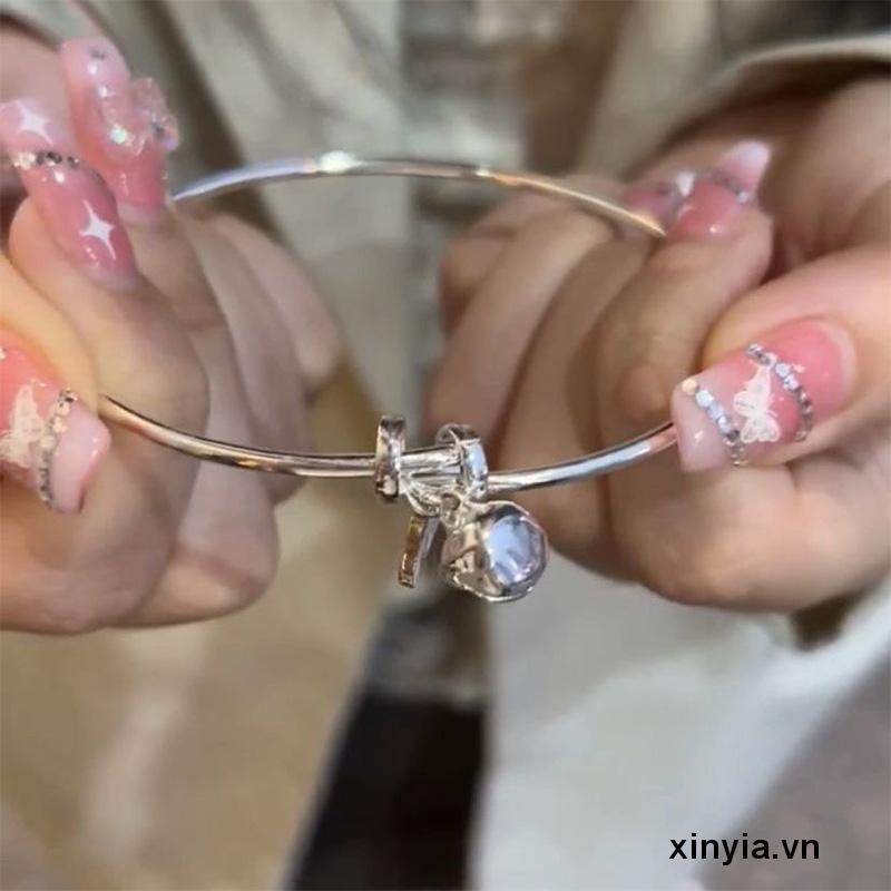 SANRIO Vòng Đeo Tay An Toàn Gắn Chuông Kuromi Hoạt Hình Dễ Thương Cho Cặp Đôi / Bạn Gái