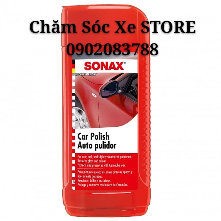 Kem đánh bóng và phục hồi sơn mờ, xước của xe SONAX 300100 Car Polish Auto Pulidor