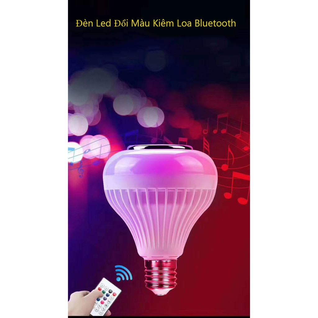 [ ĐỔI NHIỀU MÀU ] Đèn Led Đổi Nhiều Màu RGB Kiêm Loa Bluetooth Có Điều Khiển Từ Xa Đèn Led Kiêm Loa Bluetooth Đổi Màu