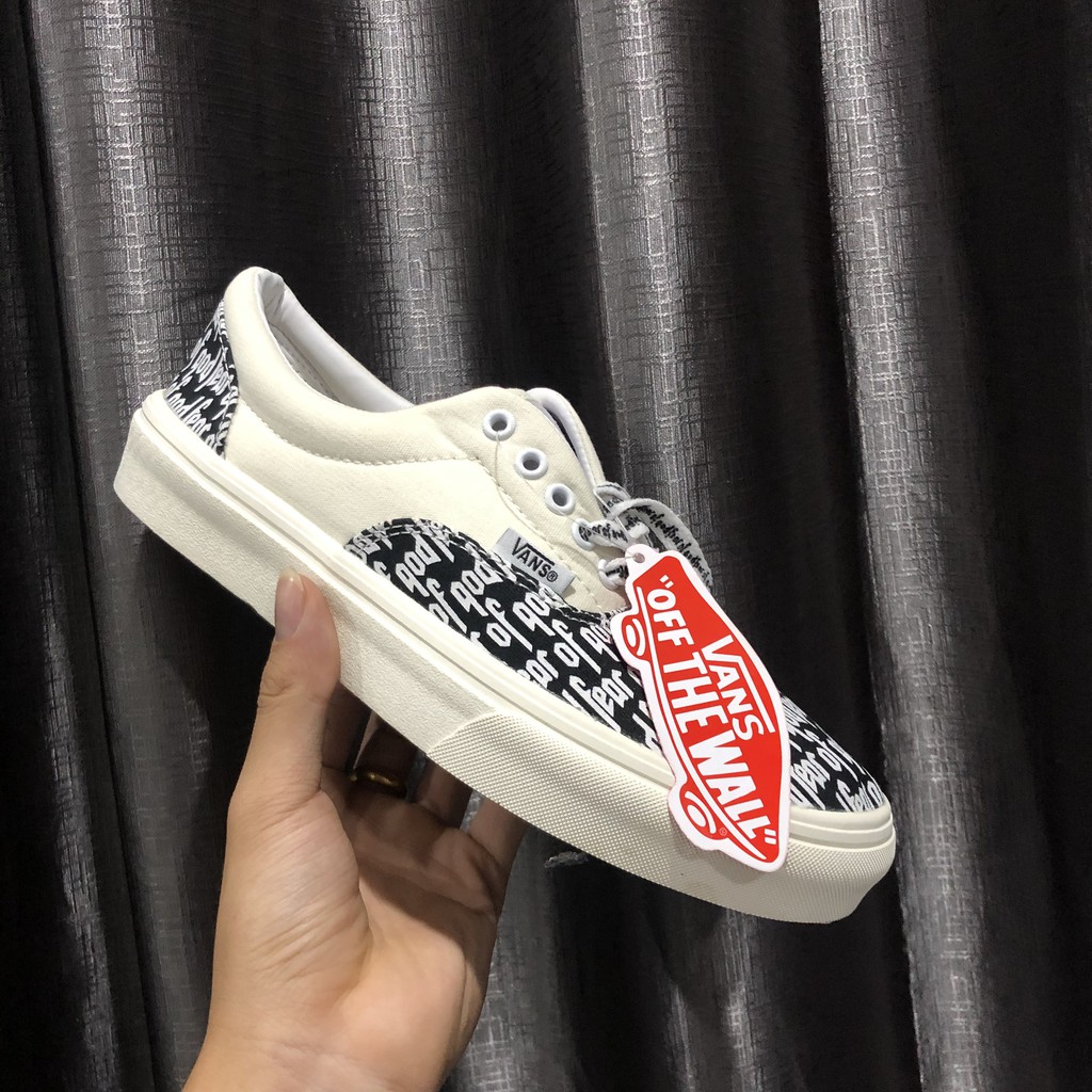 ẢNH THẬT - GIÀY VANS FOG FEAR OF GOD 1:1 SC LÓT TRẮNG DA THẬT  ( full box + freeship )